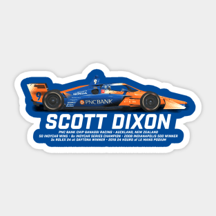 Scott Dixon 2021 (white) Sticker